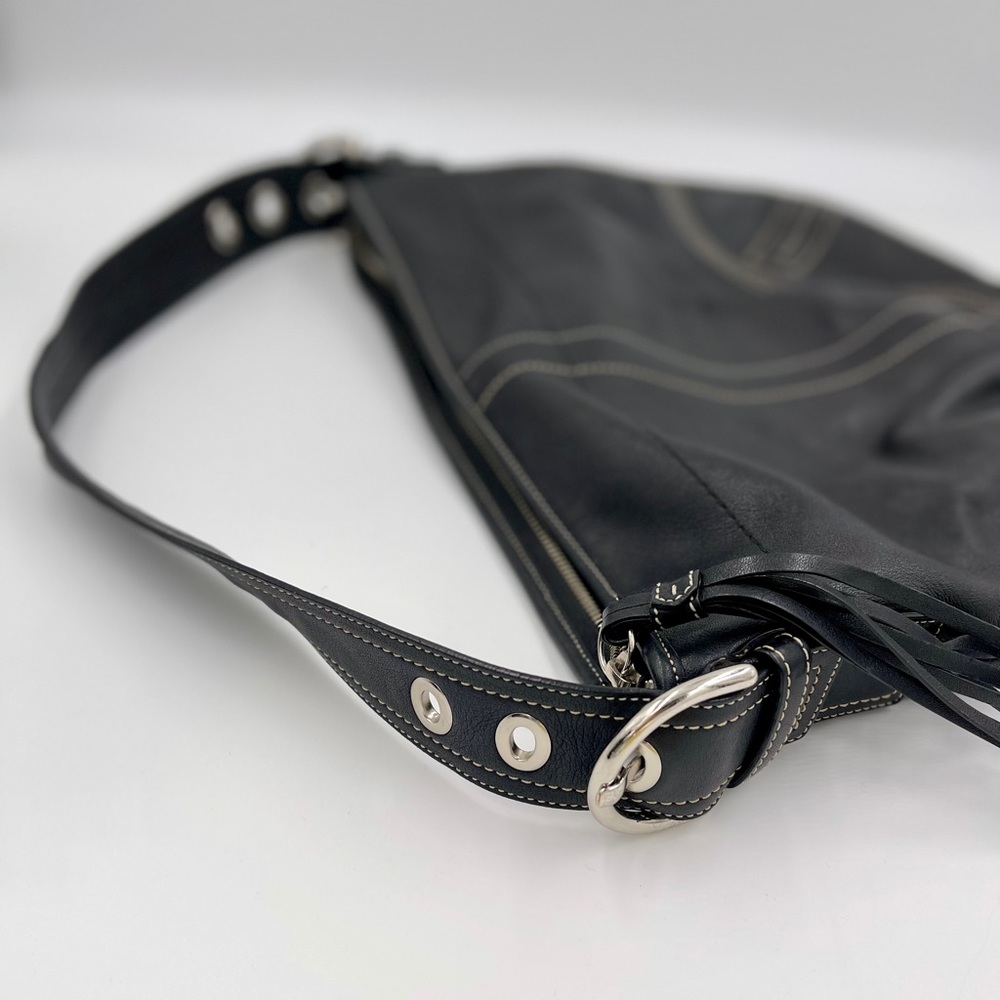 COACH Vintage black soft leather purse - Picture 2 of 7